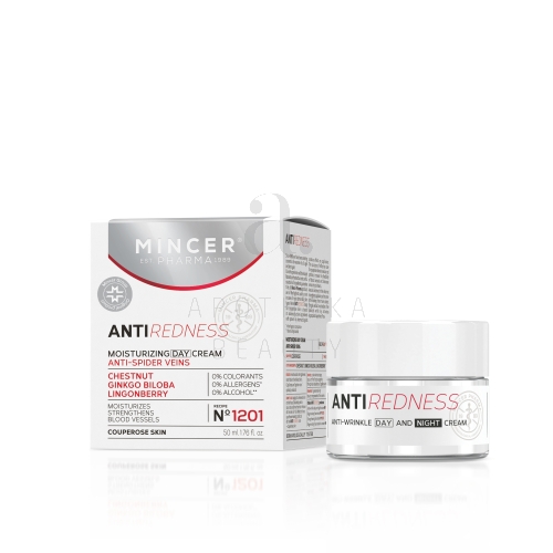 MINCER PHARMA REDNESS NÄOKREEM PUNETUSVASTANE 50ML
