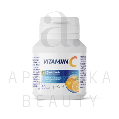 VITAMIIN C TBL 500MG N50 (PAIRA)