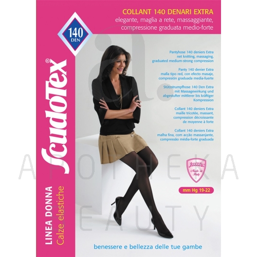 SCUDOTEX SUKKPÜKSID 140DEN T4 NERO