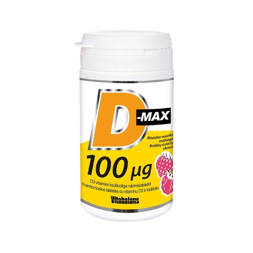D-MAX NÄRIMISTABLETID 100MCG N90