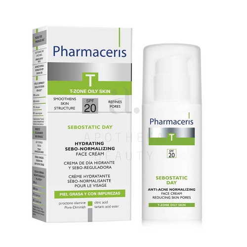 PHARMACERIS T SEBOSTATIC DAY PÄEVAKREEM AKNEVAST. SPF20 50ML