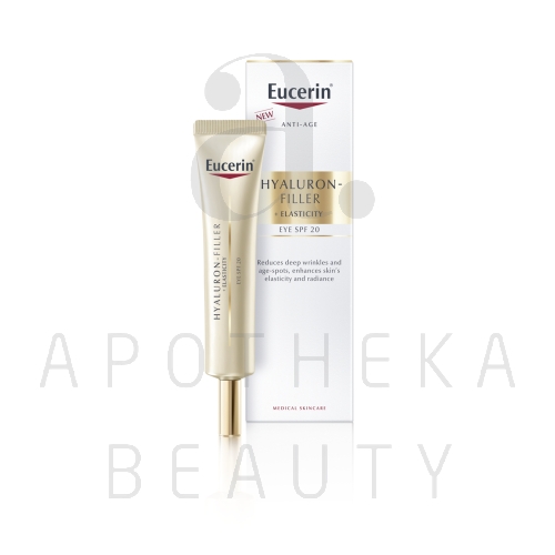 EUCERIN HYALURON FILLER+ELASTICITY SILMAÜMBRUSKREEM 15ML