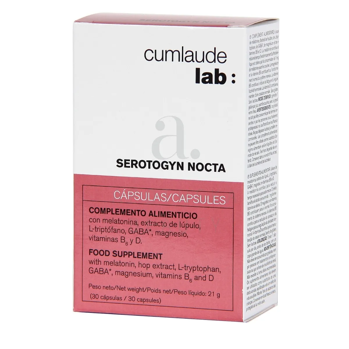 CUMLAUDE SEROTOGYN ÕHTUSED KAPSLID N30 - Tootepilt 1