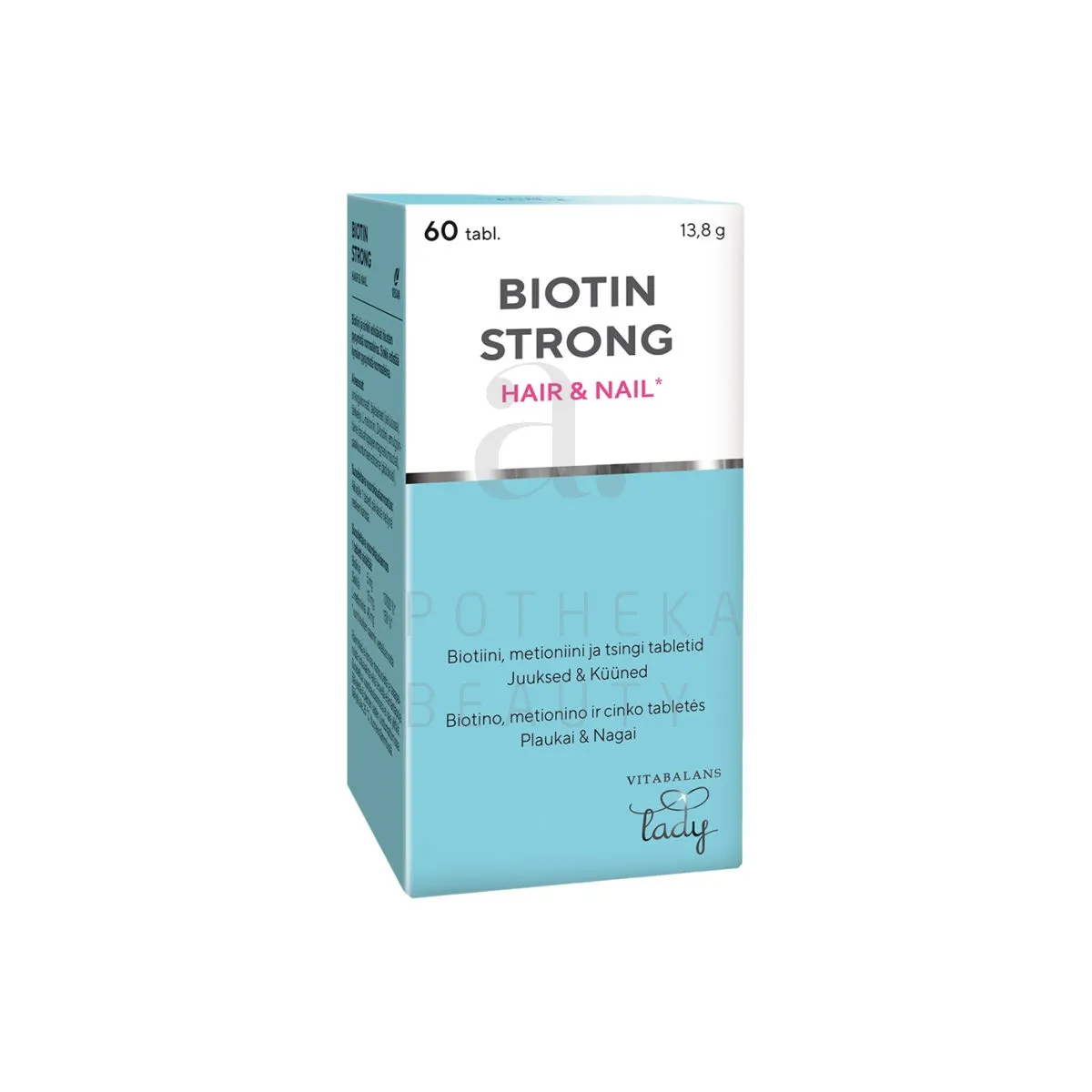 BIOTIIN STRONG HAIR&NAIL TBL N60 - Tootepilt 1