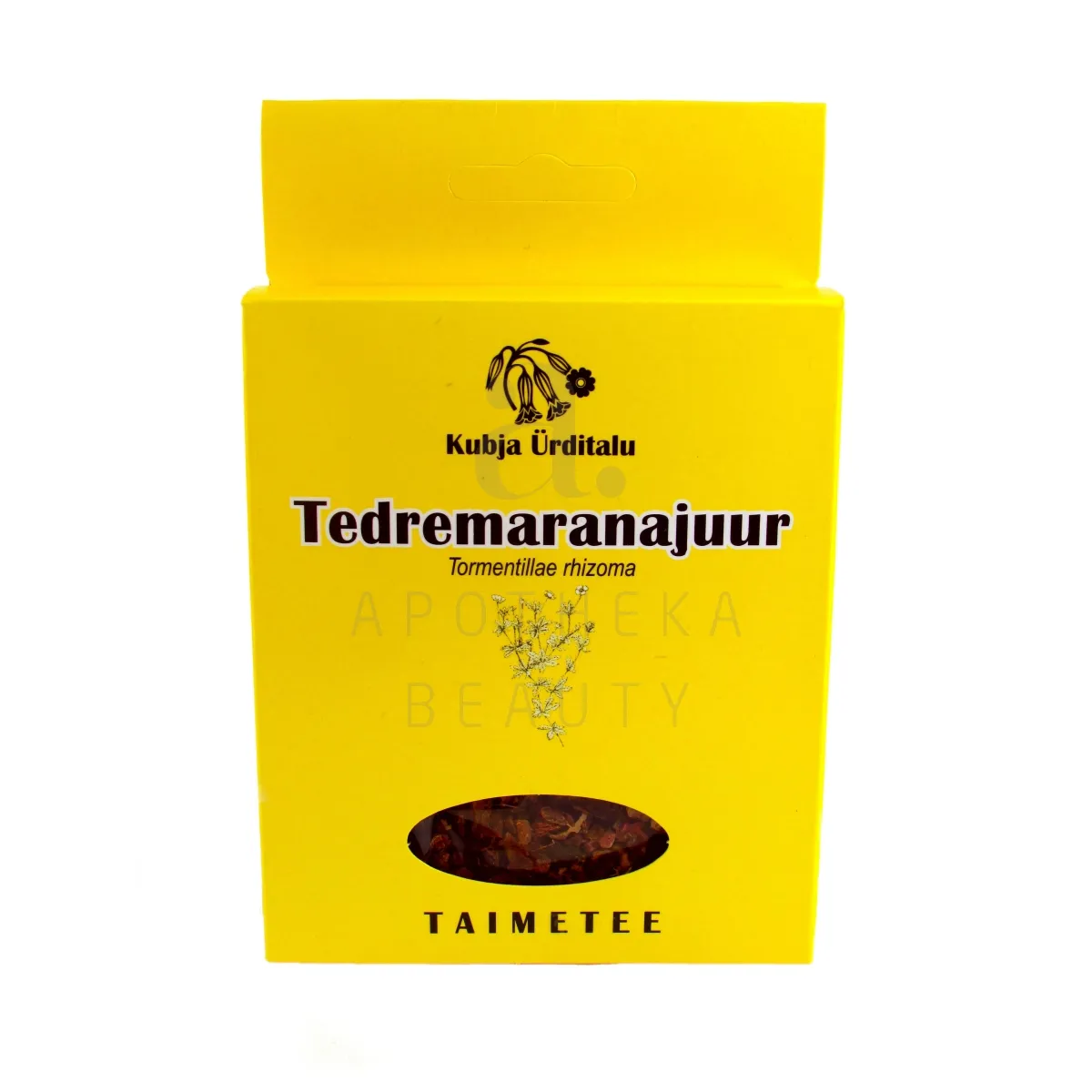 KUBJA TEDREMARANAJUUR (TORMENTILLAE RHIZOMA) 30G (KARP) - Tootepilt