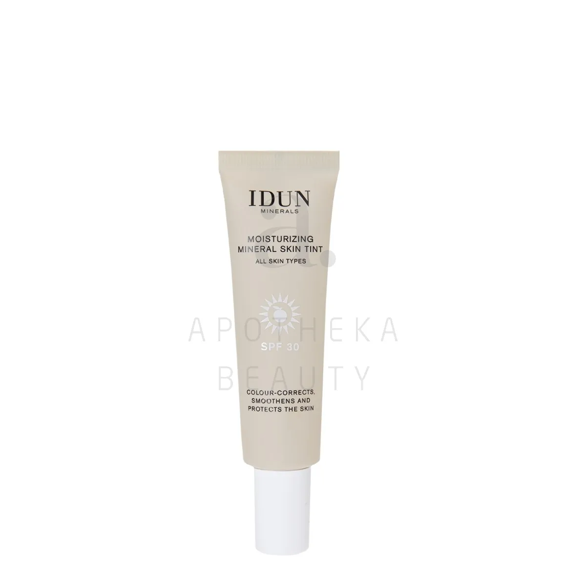 IDUN PÄIKESEKAITSE-EMULSIOON TOONIGA SPF30 HELE/KESKMINE 27ML - Tootepilt 1