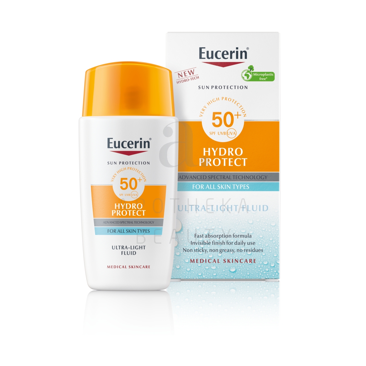 EUCERIN SUN PÄIKESEKAITSE EMULSIOON NÄOLE SPF50 50ML - Tootepilt