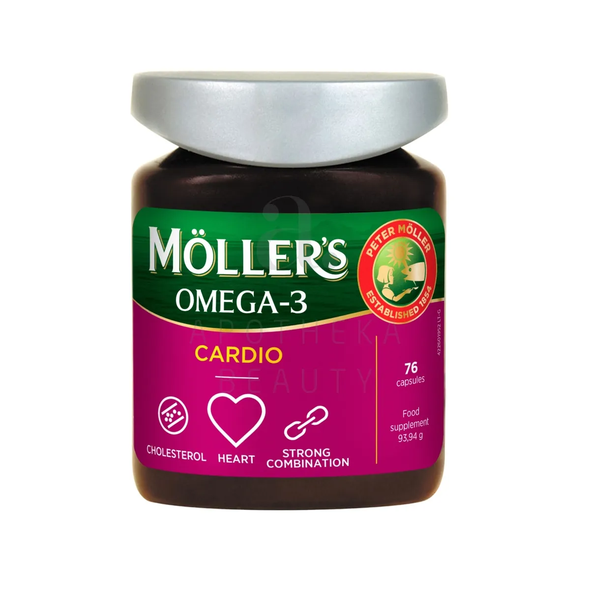 MÖLLER-S CARDIO KAPSLID N76 - Tootepilt