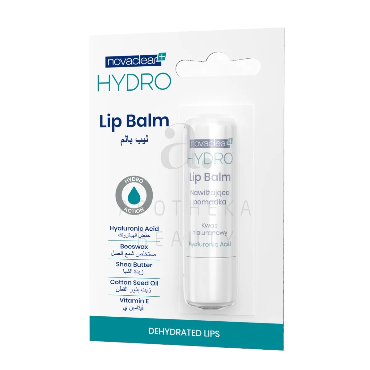 NOVACLEAR HYDRO HUULEPALSAM NIISUTAV 4,9G - Tootepilt