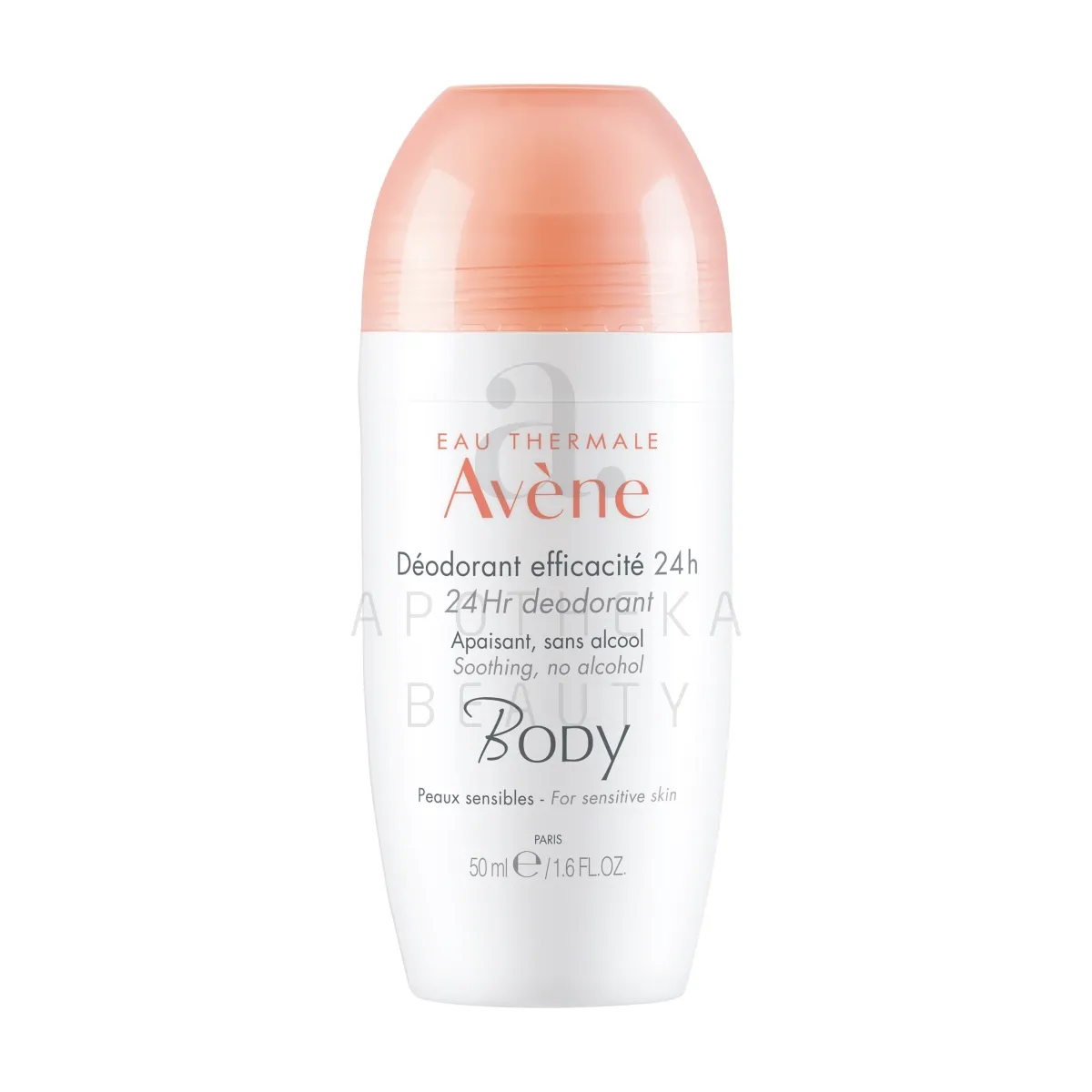 AVENE BODY DEODORANT ROLL-ON 24H 50ML - Tootepilt