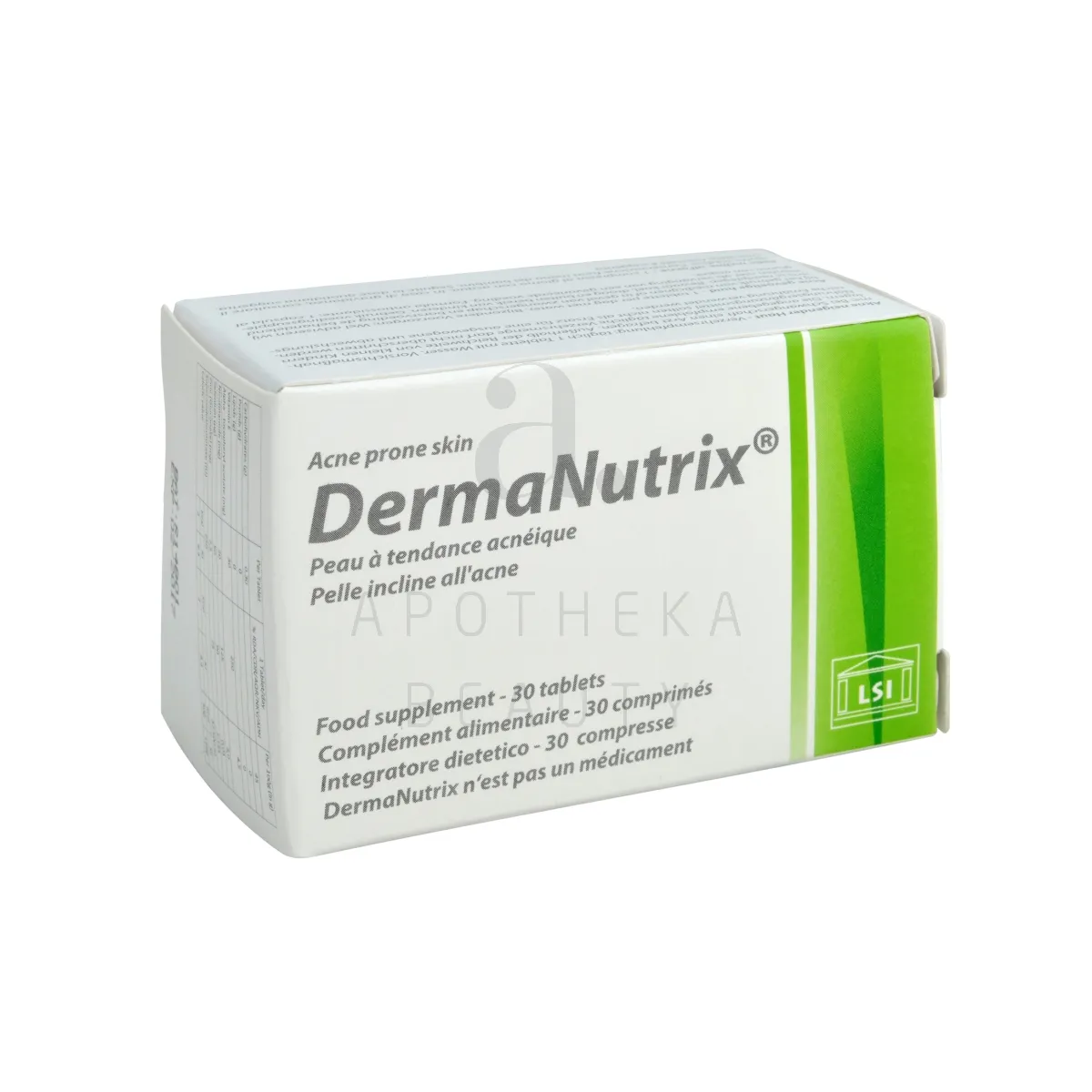 DERMANUTRIX AKNELE TBL N30 - Tootepilt