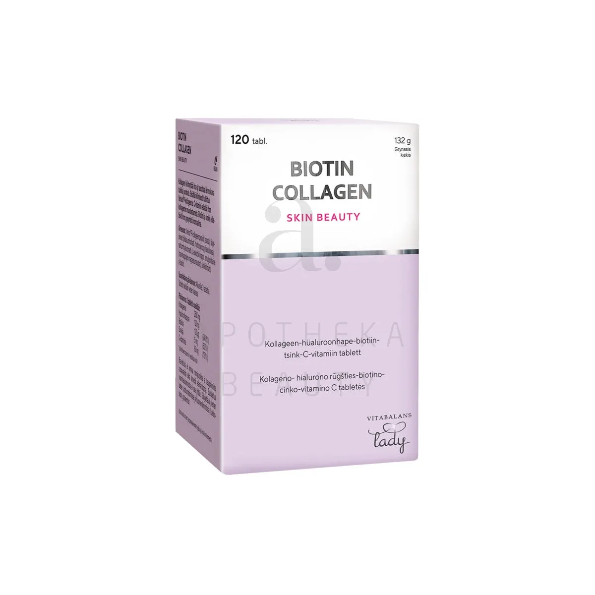 BIOTIIN COLLAGEN SKIN BEAUTY TBL N120 - Tootepilt 1