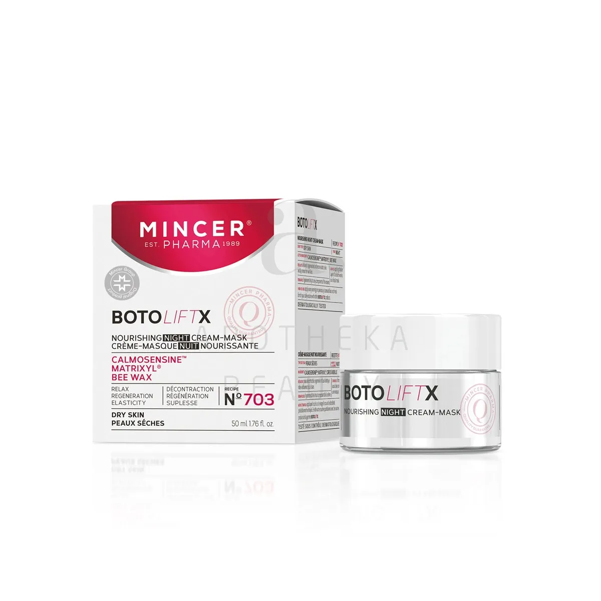 MINCER PHARMA BOTOLIFTX ÖÖKREEM MASK 50ML - Tootepilt