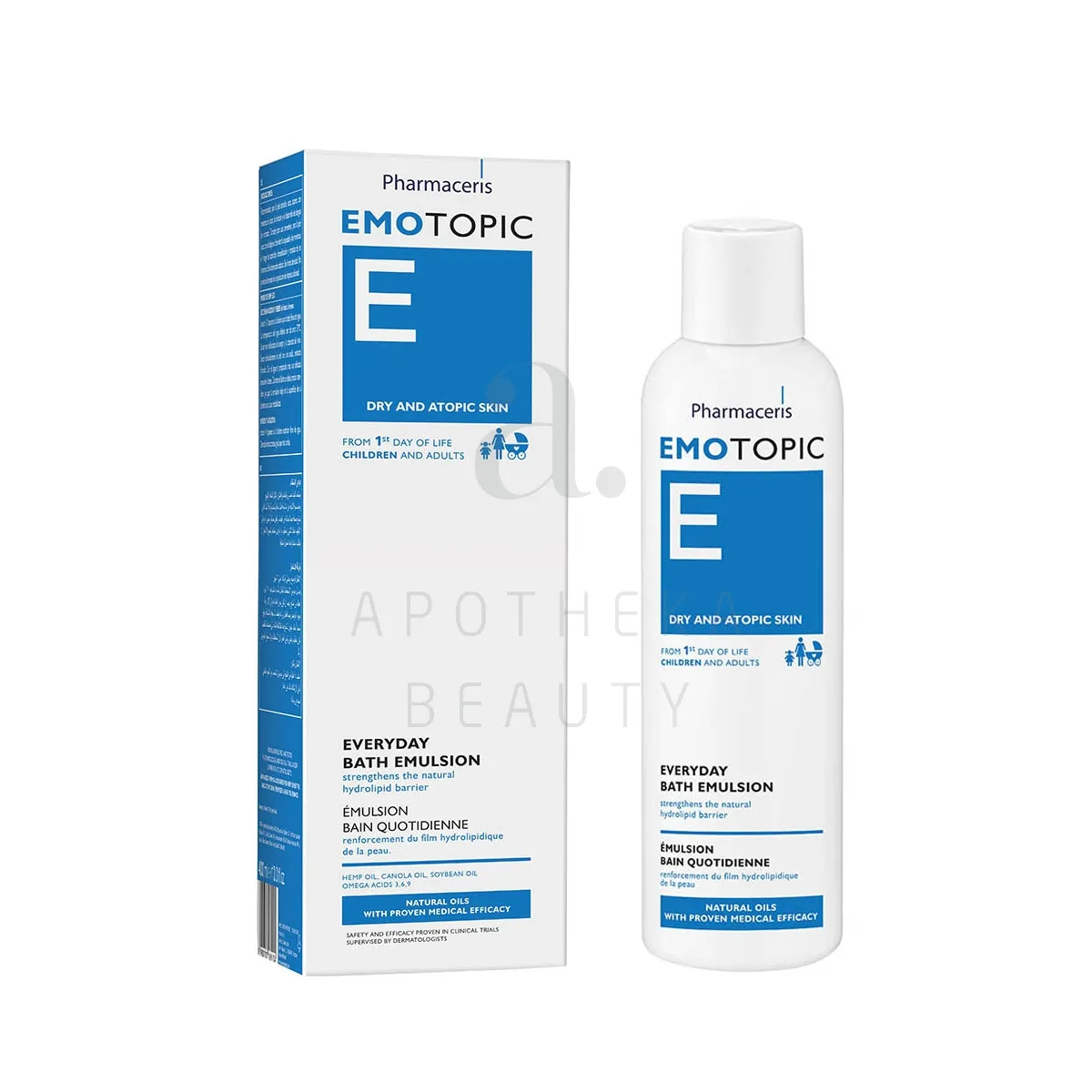 PHARMACERIS E EMOTOPIC VANNIEMULSIOON IGAPÄEVANE 400ML - Tootepilt