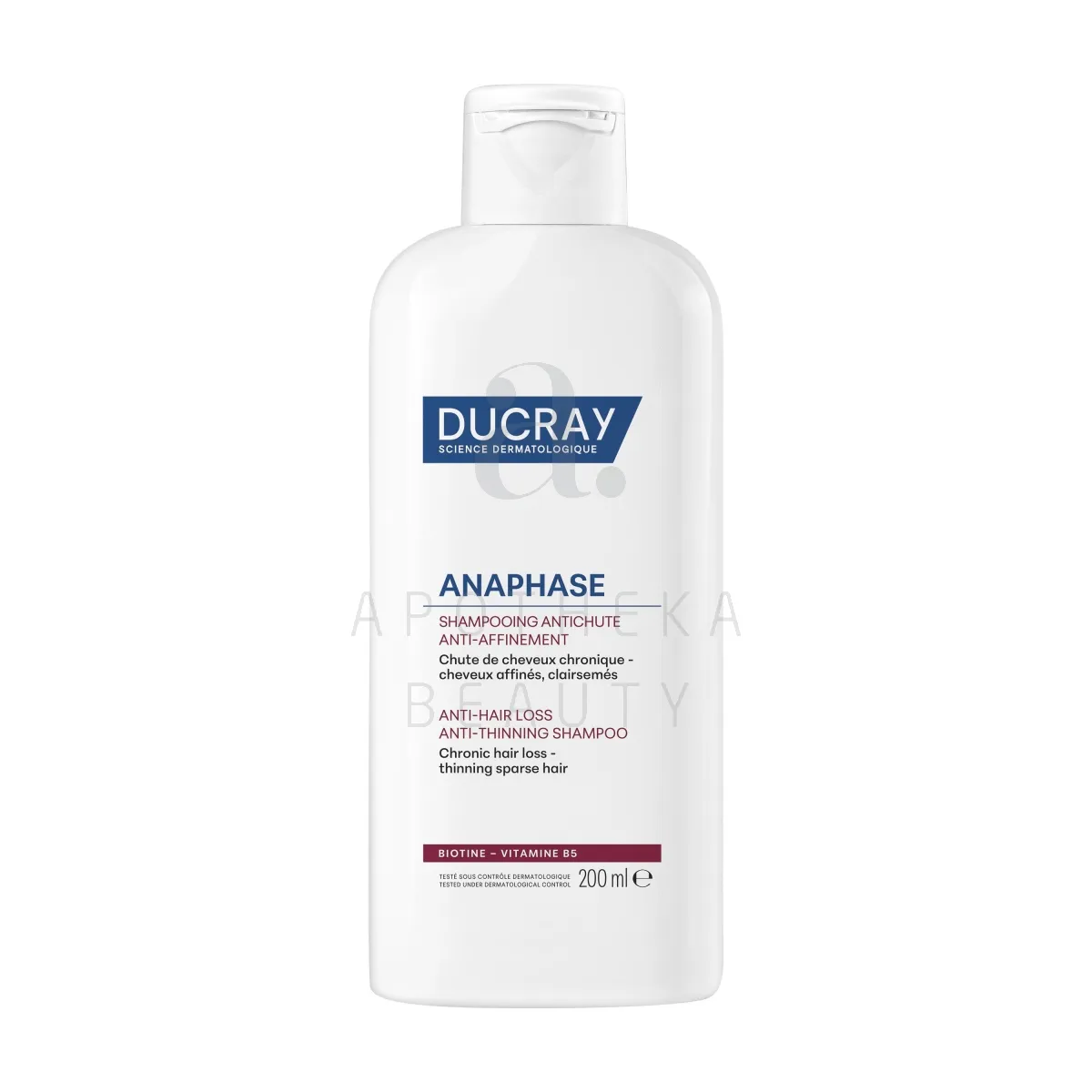 DUCRAY ANAPHASE SHAMPOON JUUSTE VÄLJALANGEMISE VASTU 200ML - Tootepilt