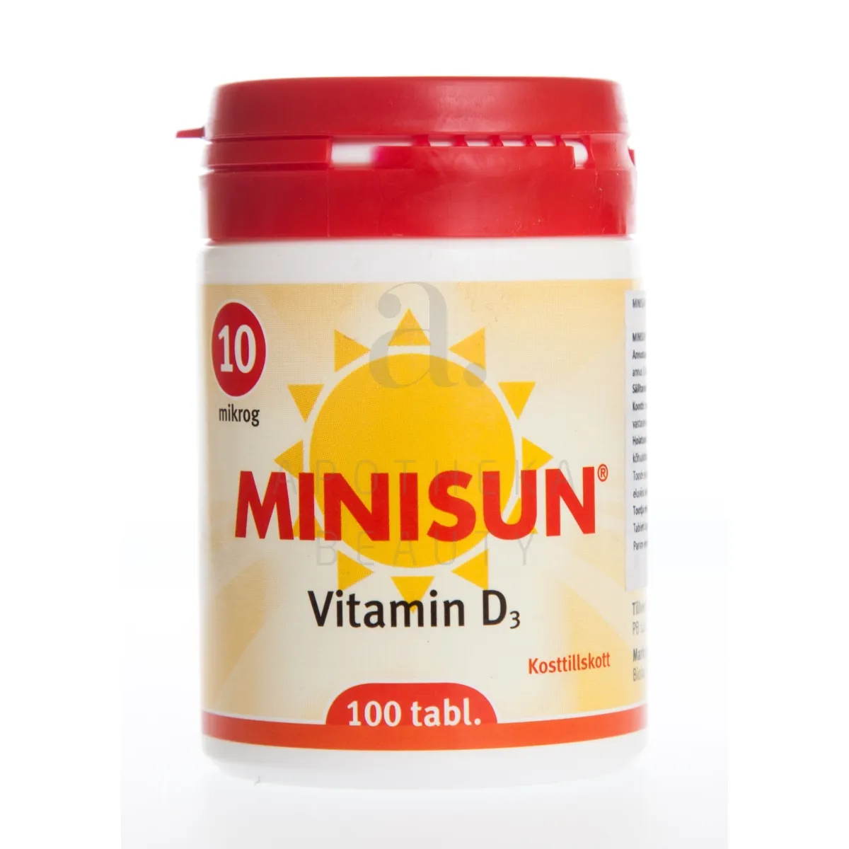 MINISUN TBL 10MCG N100 - Tootepilt