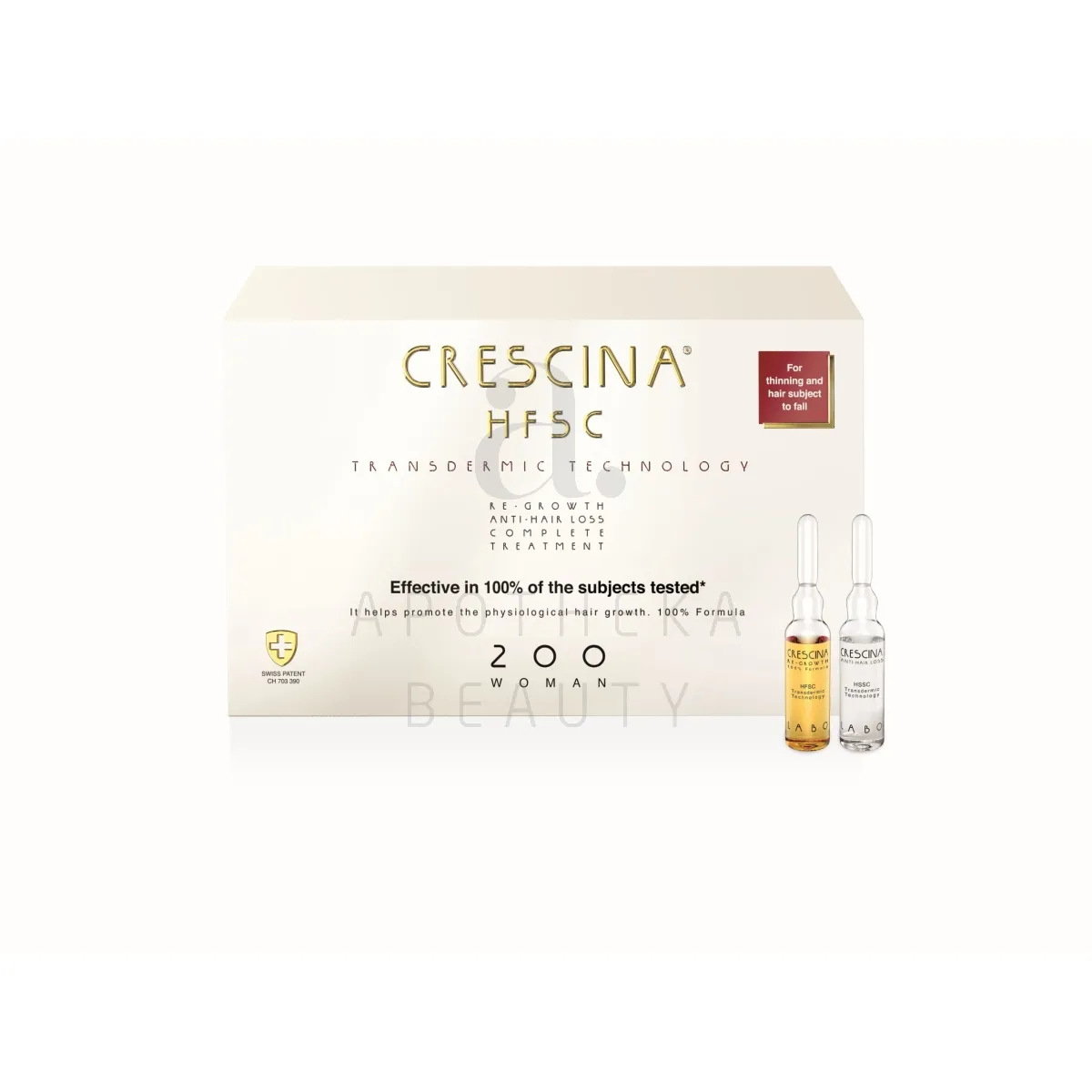 CRESCINA TRANSDERMIC 200 AMPULLID NAISTELE 3,5ML N10+10 - Tootepilt