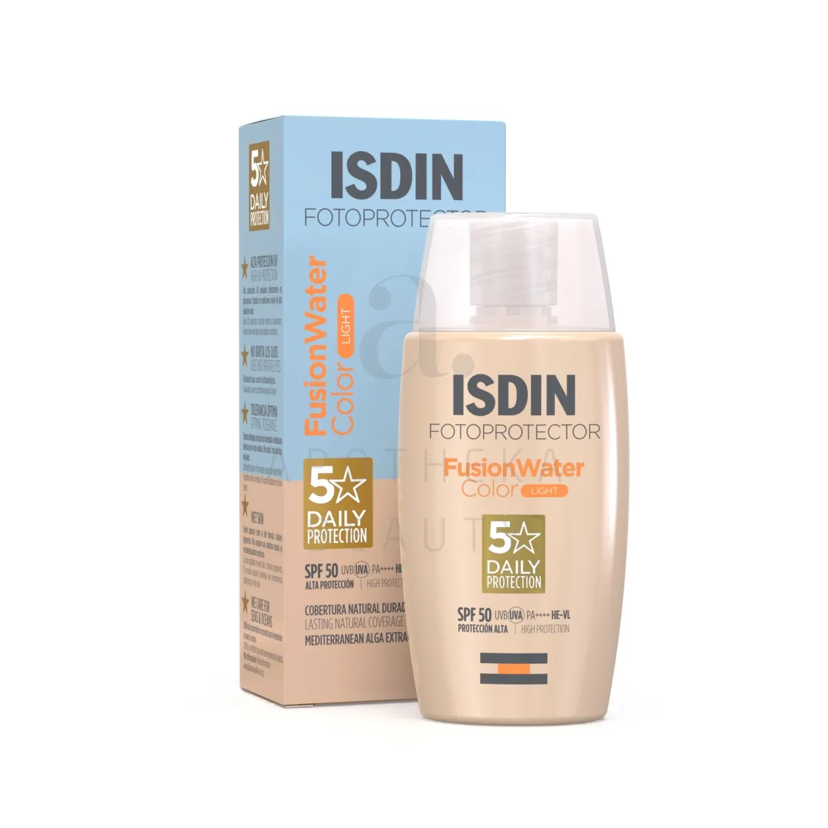 ISDIN SUN PÄIKESEKAITSEEMULSIOON TOONITUD HELE SPF50 50ML - Tootepilt 1