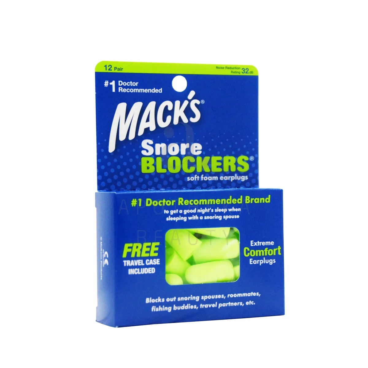 KÕRVATROPID MACK'S PEHMEST VAHUST SNORE BLOCKERS N24 12 PAARI - Tootepilt