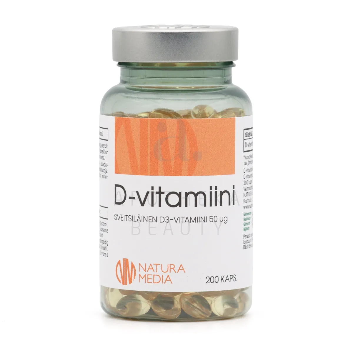 D-VITAMIIN ÕLIKAPSLID 50MCG N200 - Tootepilt