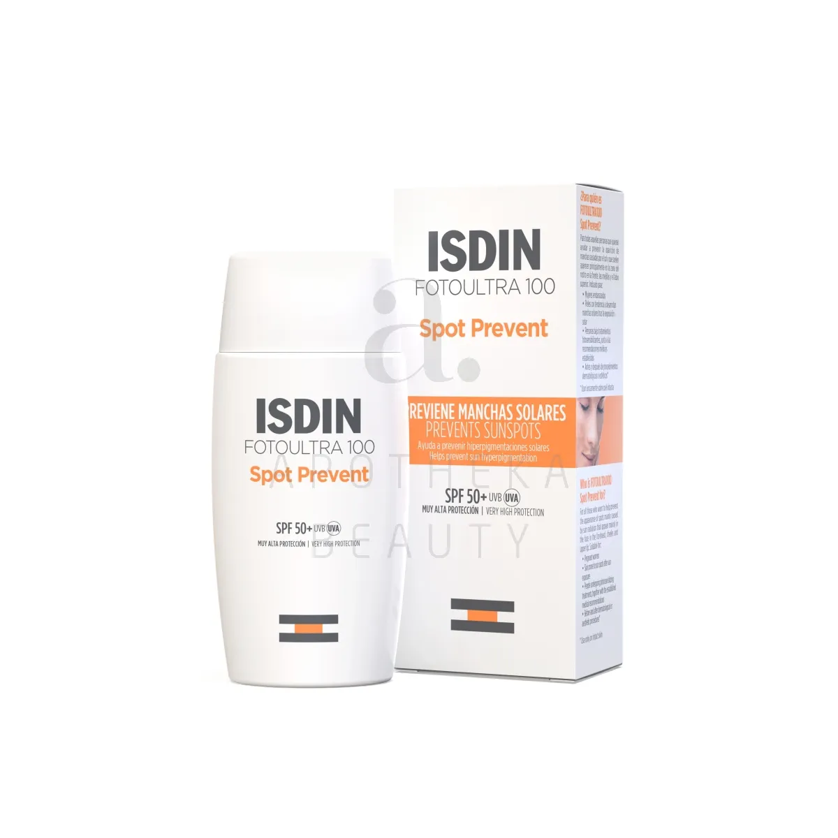 ISDIN SUN PÄIKESEKAITSEVEDELIK PIGMENDILAIKE ENNETAV SPF50+ 50ML - Tootepilt