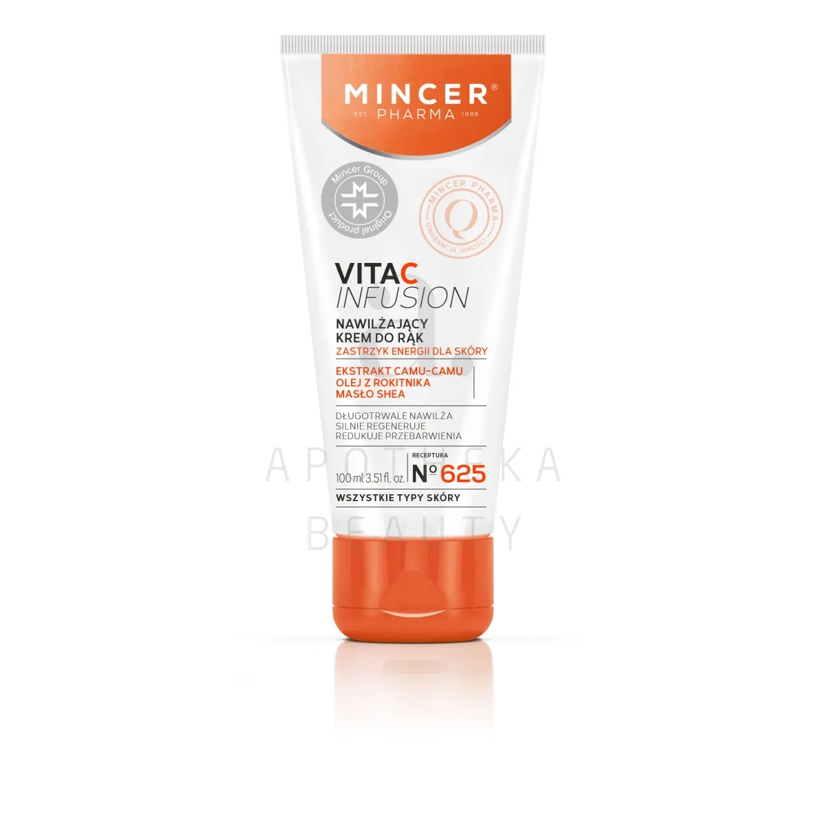 MINCER PHARMA VITA C KÄTEKREEM PIGMENDILAIKUDELE 100ML - Tootepilt