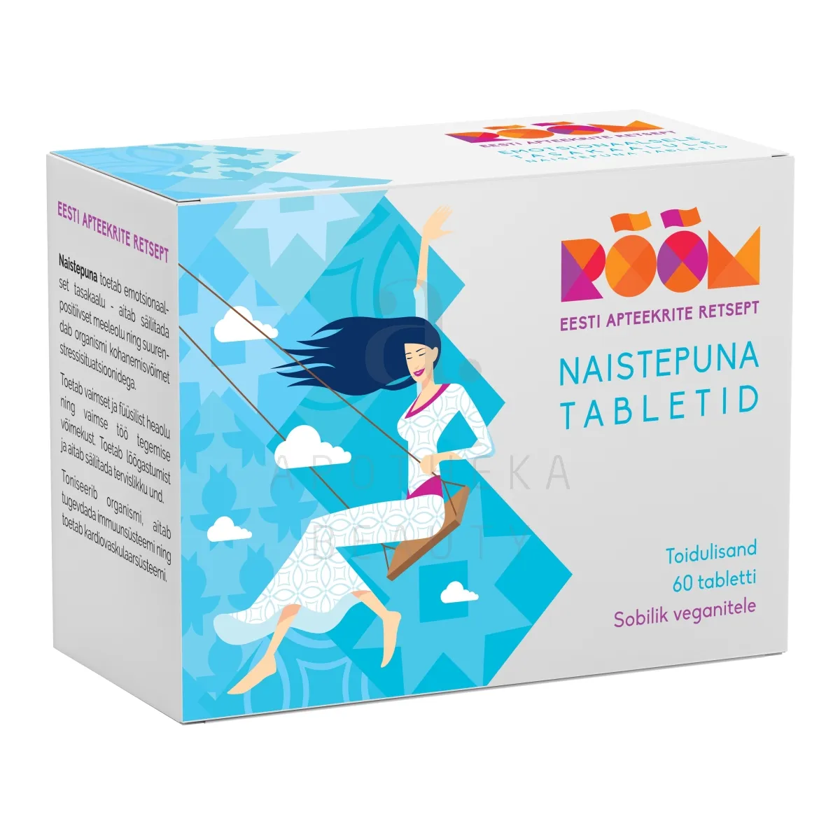 RÕÕM NAISTEPUNA TABLETID N60 - Tootepilt