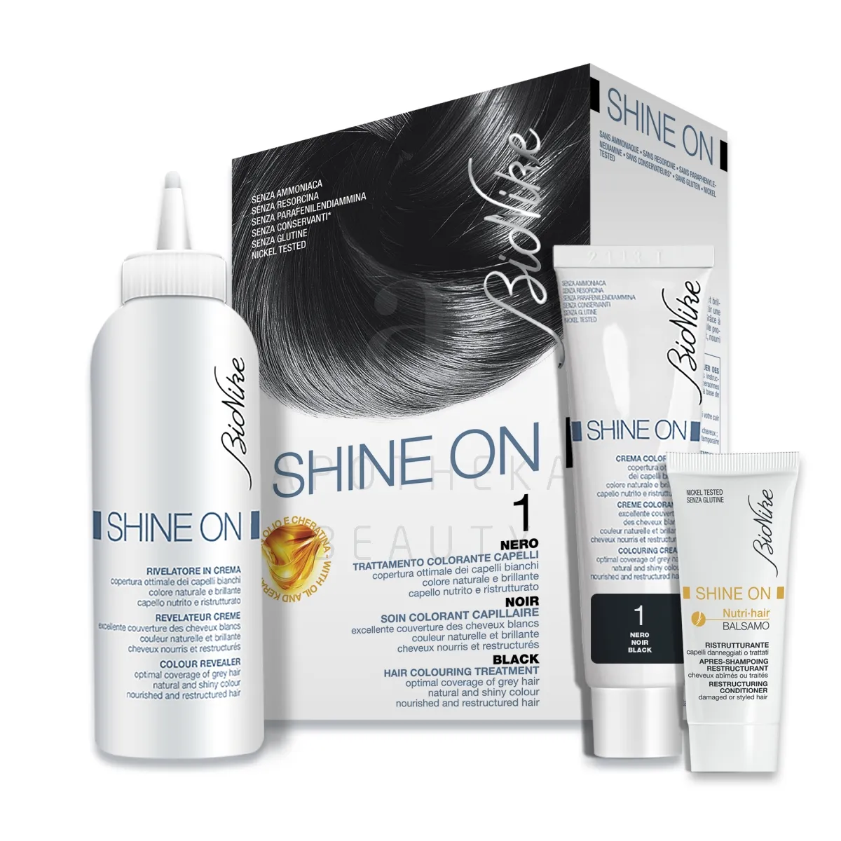 BIONIKE SHINE ON HOOLDAV JUUKSEVÄRV 1 (MUST) - Tootepilt