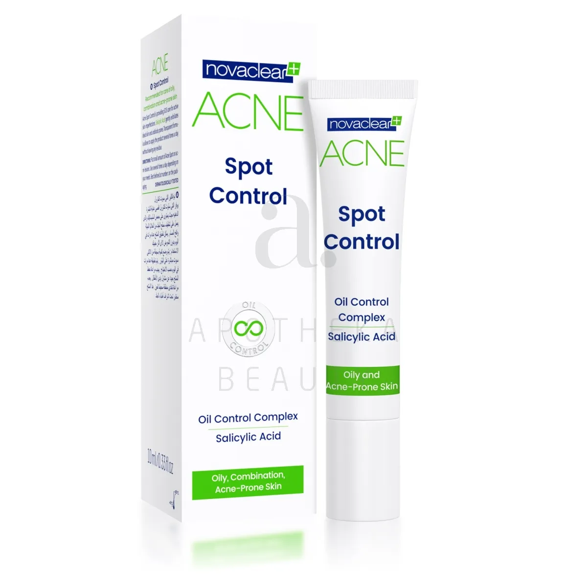 NOVACLEAR GREEN ACNE PAIKNE HOOLDUSVAHEND 10ML - Tootepilt