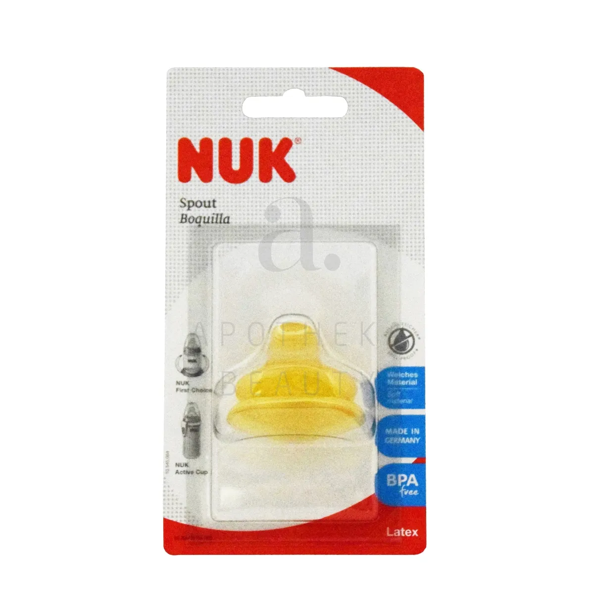 NUK FC PUDELI PEHME NOKK TILKUMISKINDEL (LATEKS) 6+ KUUD N1 - Tootepilt