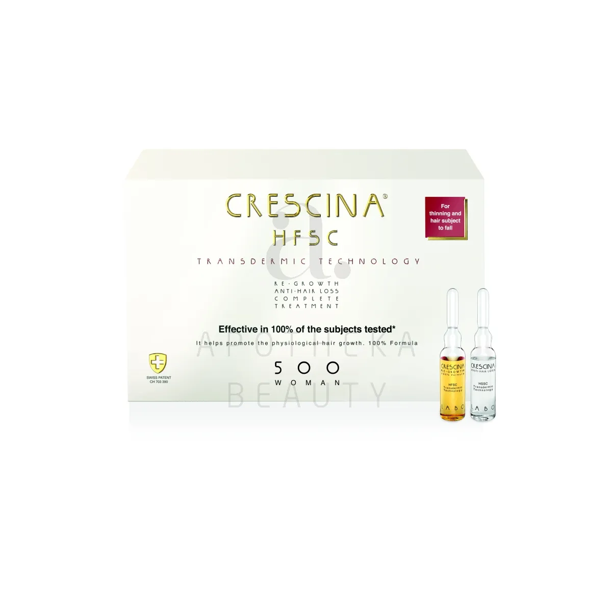 CRESCINA TRANSDERMIC AMPULLID HFSC 500 NAISED 3,5ML N20+N20 - Tootepilt