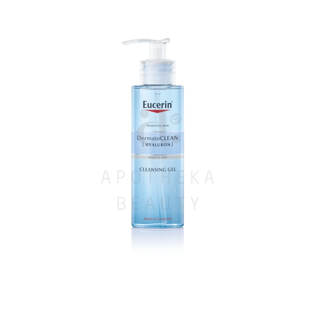 EUCERIN DERMATOCLEAN NÄOPUHASTUSGEEL TUNDLIKULE NAHALE 200ML - Tootepilt