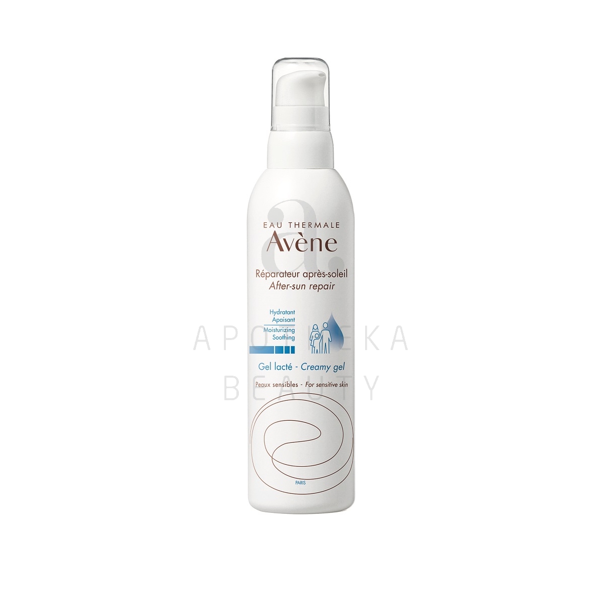 AVENE SUN PÄEVITUSJÄRGNE TAASTAV KREEM-GEEL 200ML - Tootepilt