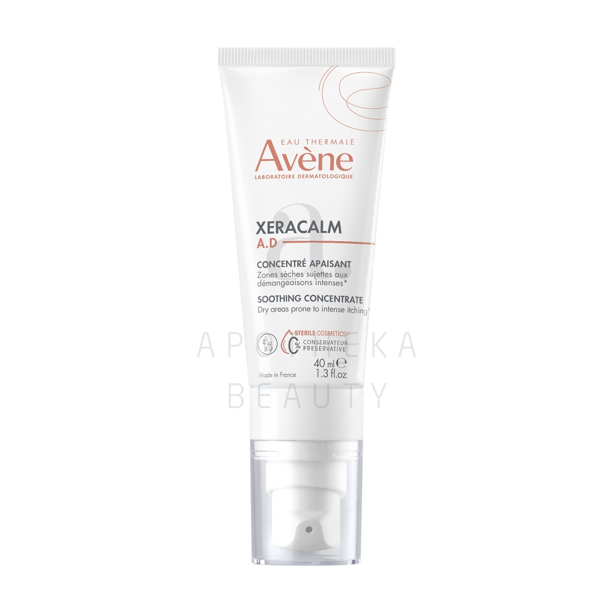 AVENE XERACALM A.D SÜGELUSVASTANE KONTSENTRAAT RAHUSTAV 40ML UUS - Tootepilt