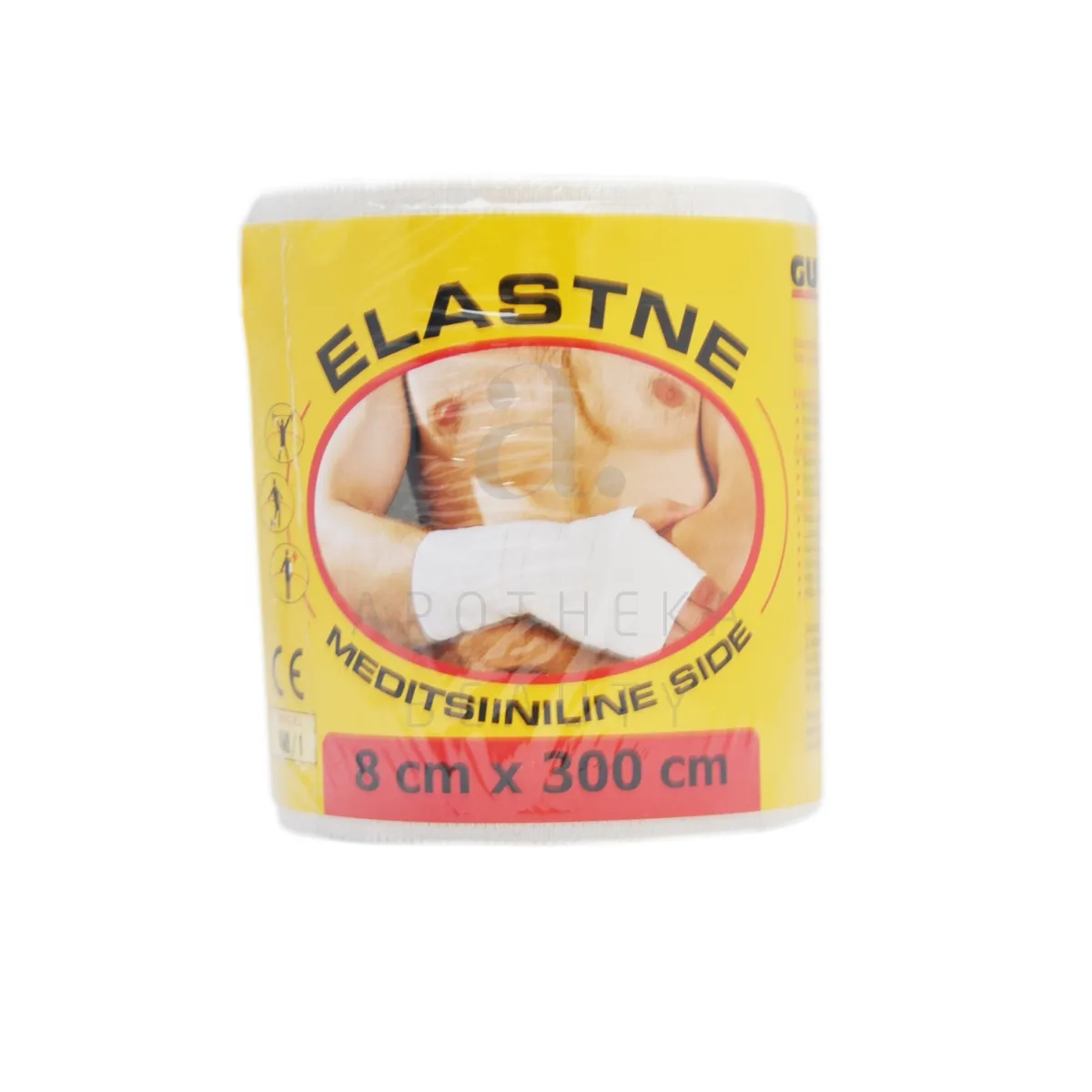 ELASTIKSIDE GUMTERAS  8CMX3M (KINNITUSKLAMBRIGA) - Tootepilt
