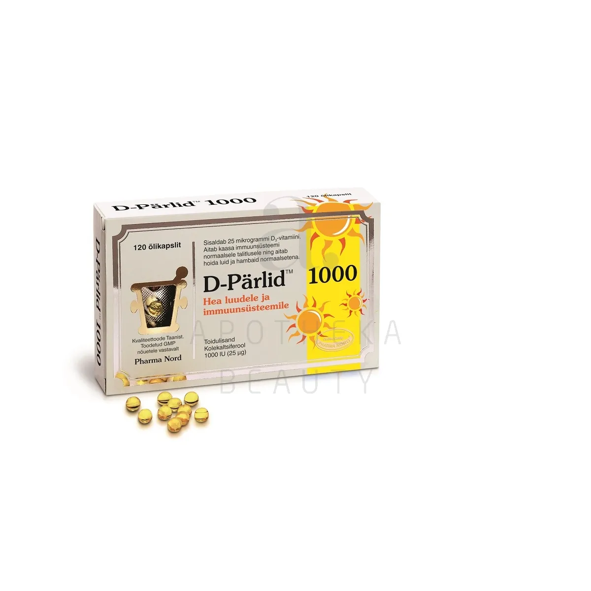 D-PÄRLID 1000 KAPSLID N120 - Tootepilt