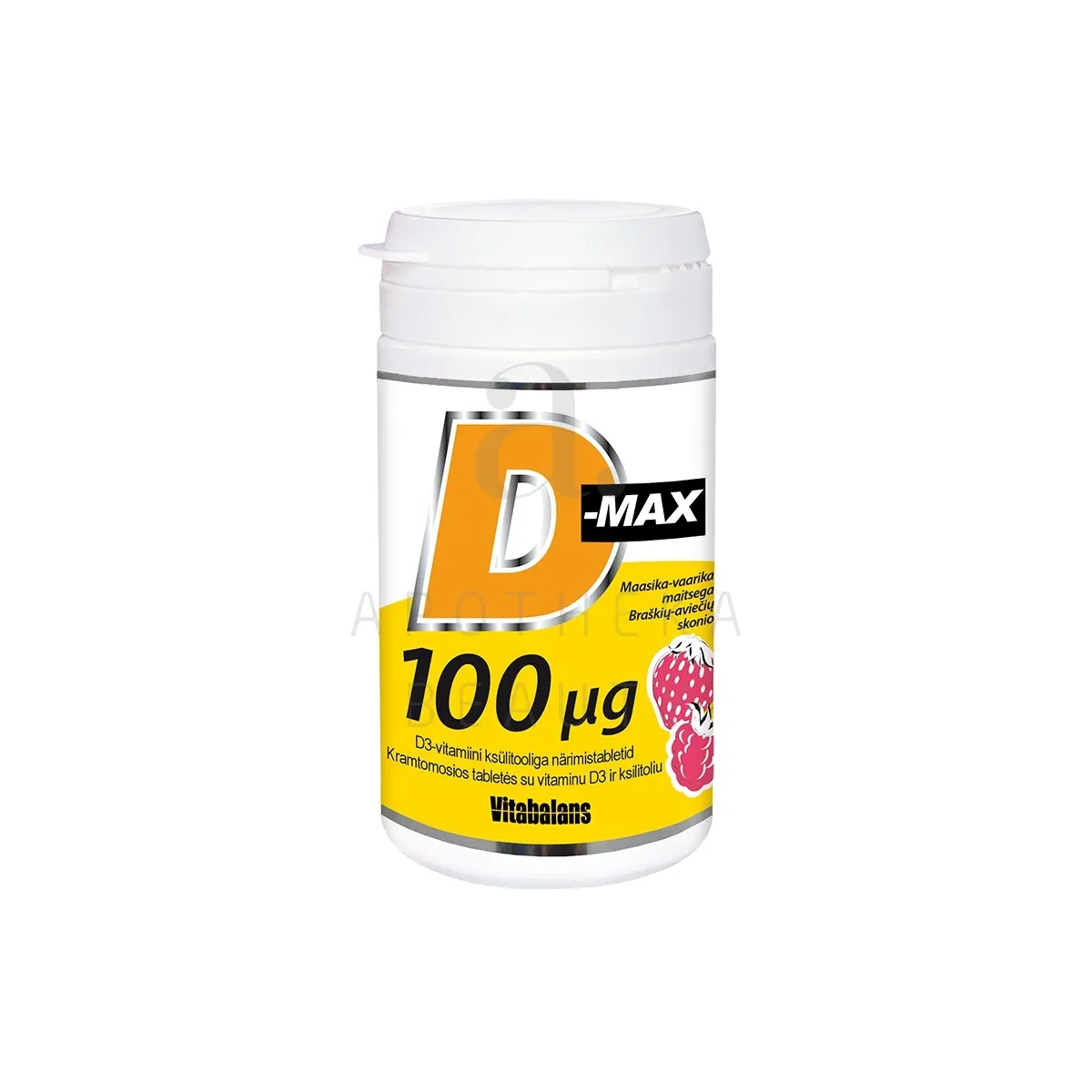 D-MAX NÄRIMISTABLETID 100MCG N90 - Tootepilt