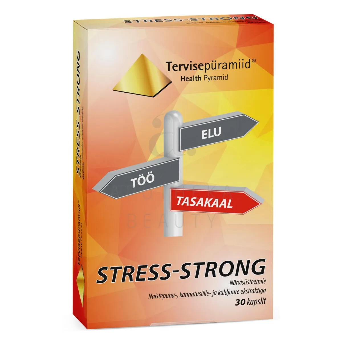 TERVISEPÜRAMIID STRESS-STRONG KAPSLID N30 - Tootepilt