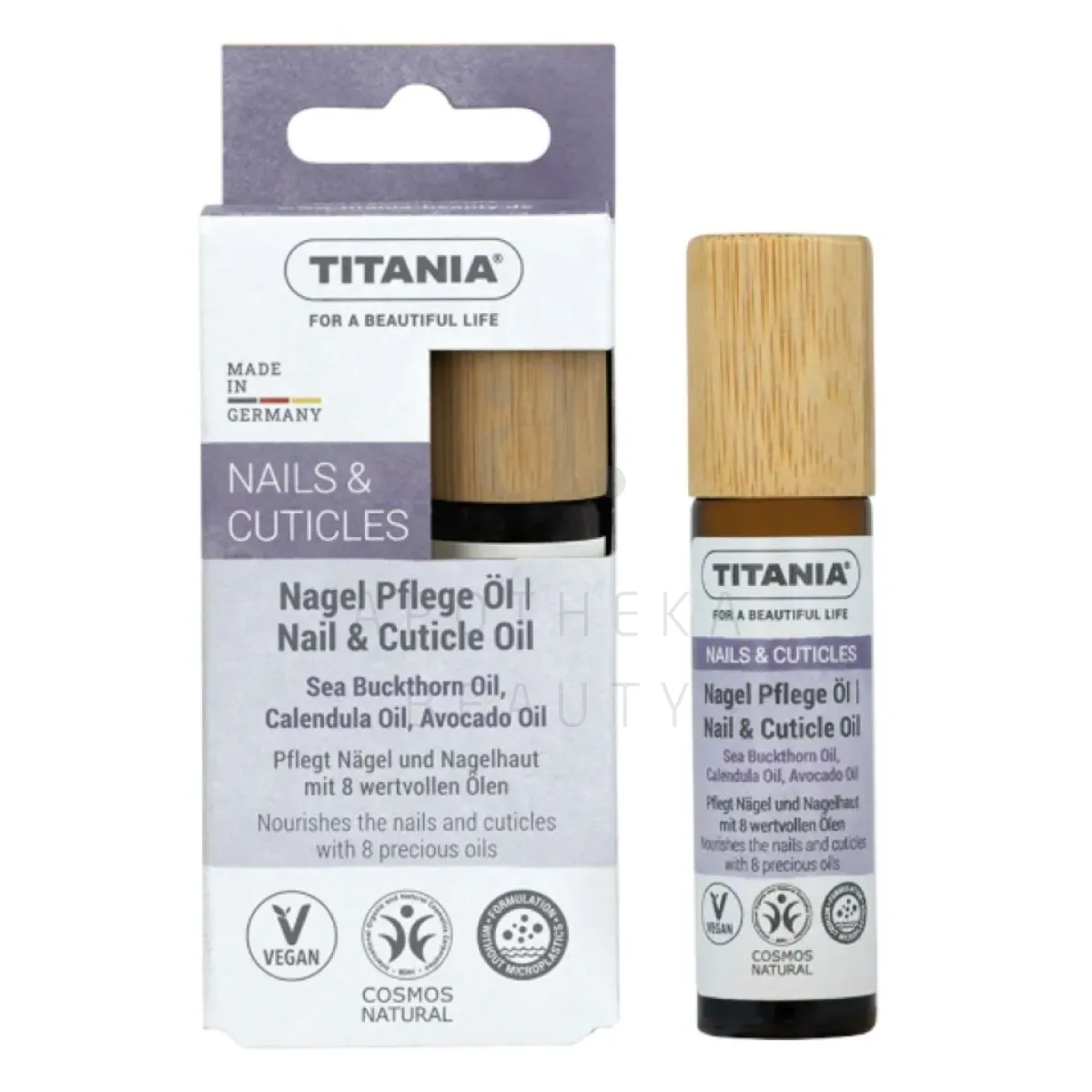 TITANIA KÜÜNTE JA KÜÜNENAHAÕLI RULLIKUGA 10ML - Tootepilt