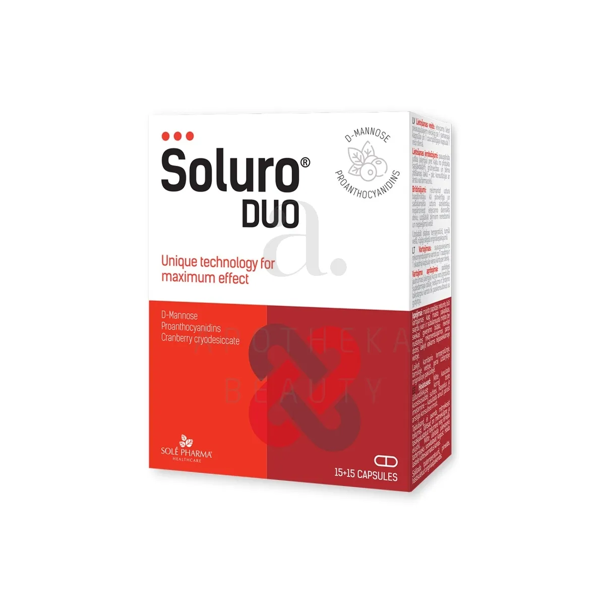 SOLURO DUO KAPSLID N15+15 - Tootepilt