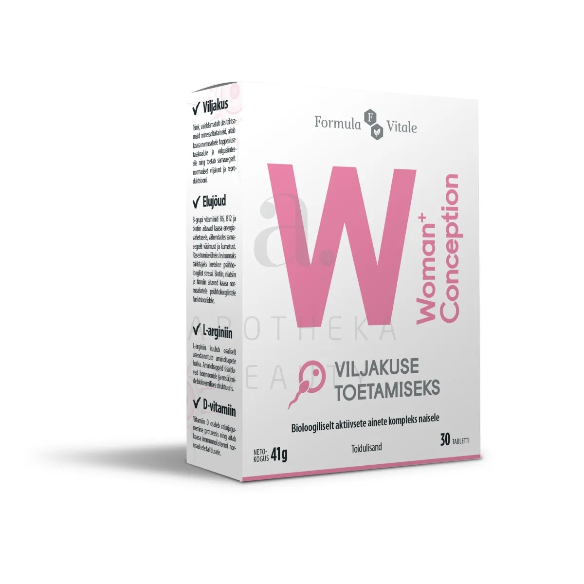 FORMULA VITALE WOMAN+ CONCEPTION TBL N30 - Tootepilt