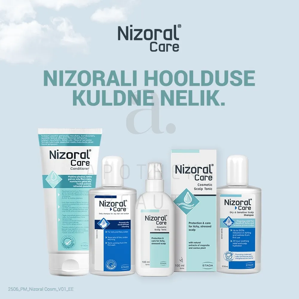 NIZORAL CARE SHAMPOON RASUSELE PEANAHALE 200ML - Tootepilt 6