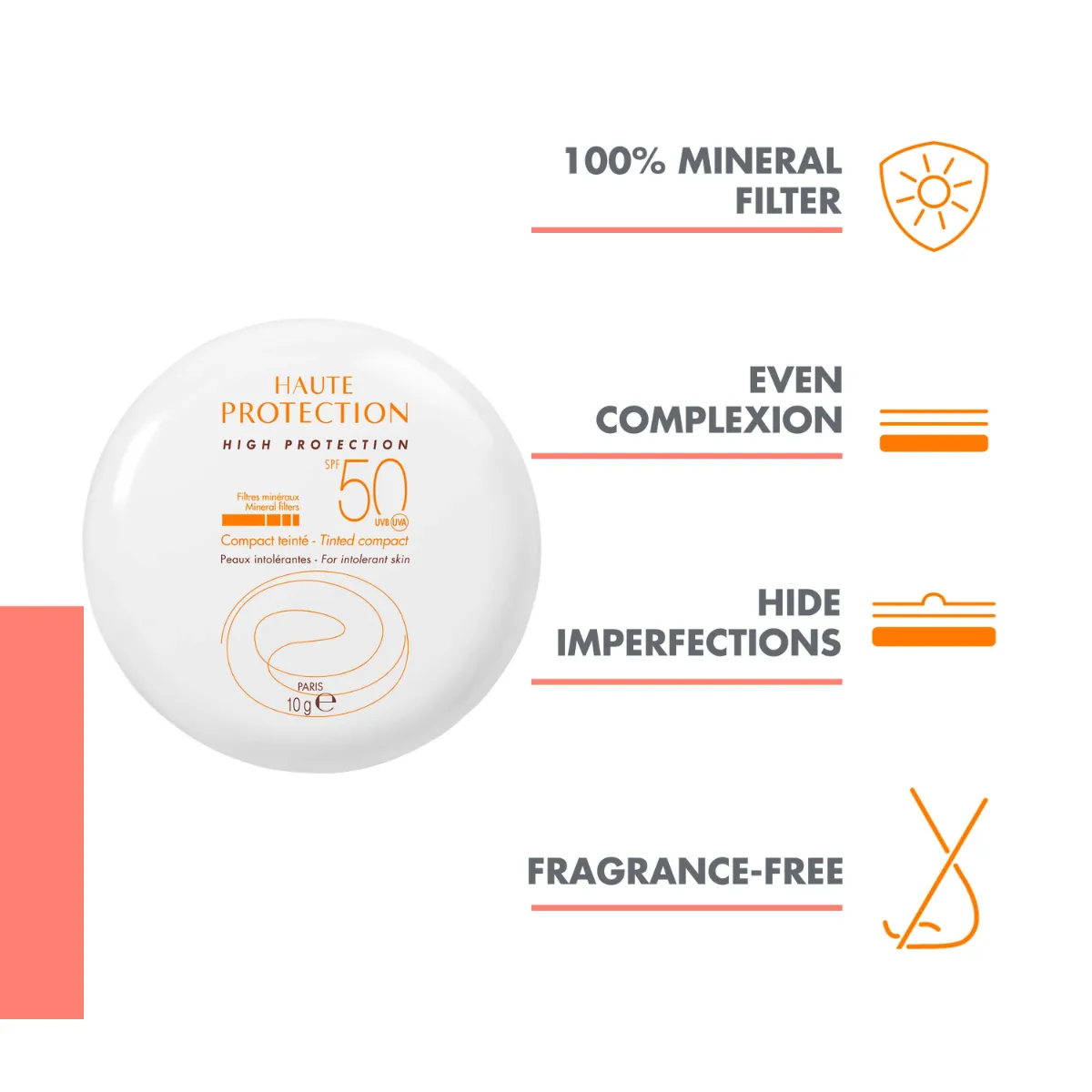 AVENE SUN KOMPAKTPUUDERKREEM SPF50 (BEIGE) 10G - Tootepilt 2