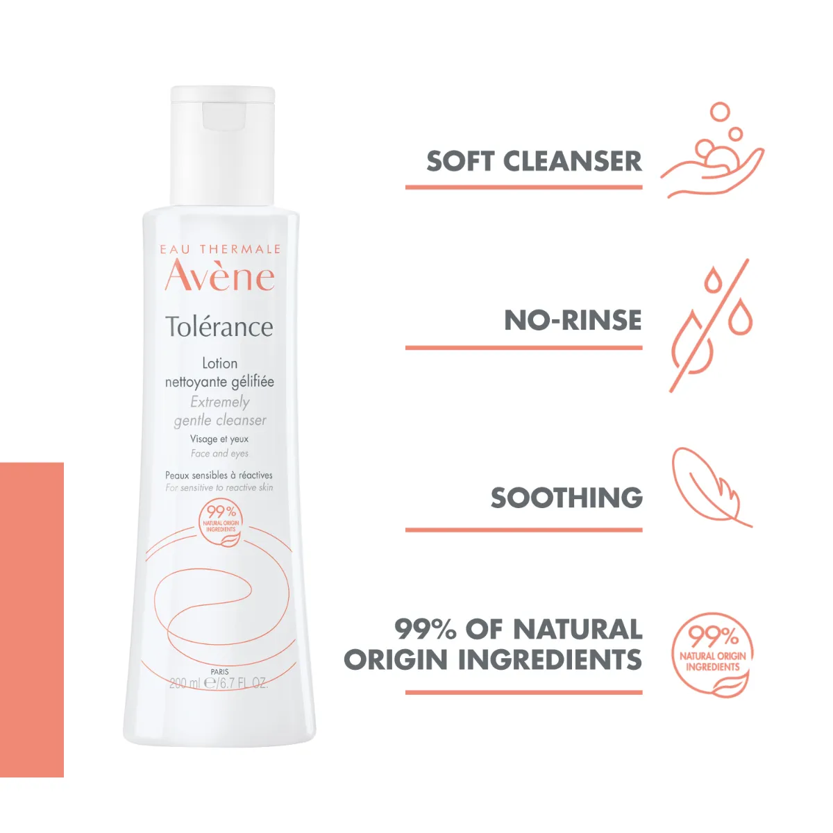 AVENE TOLERANCE PUHASTUSGEEL ERITI ÕRN 200ML - Tootepilt 3