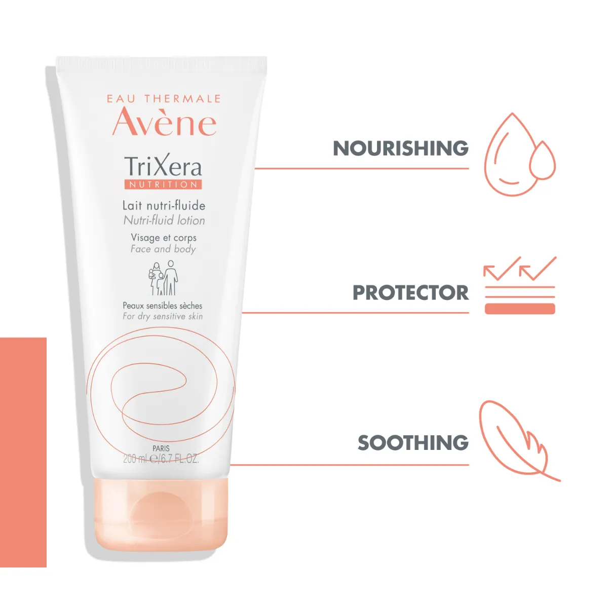 AVENE TRIXERA NUTRITION IHUPIIM KUIVALE NAHALE 200ML - Tootepilt 2