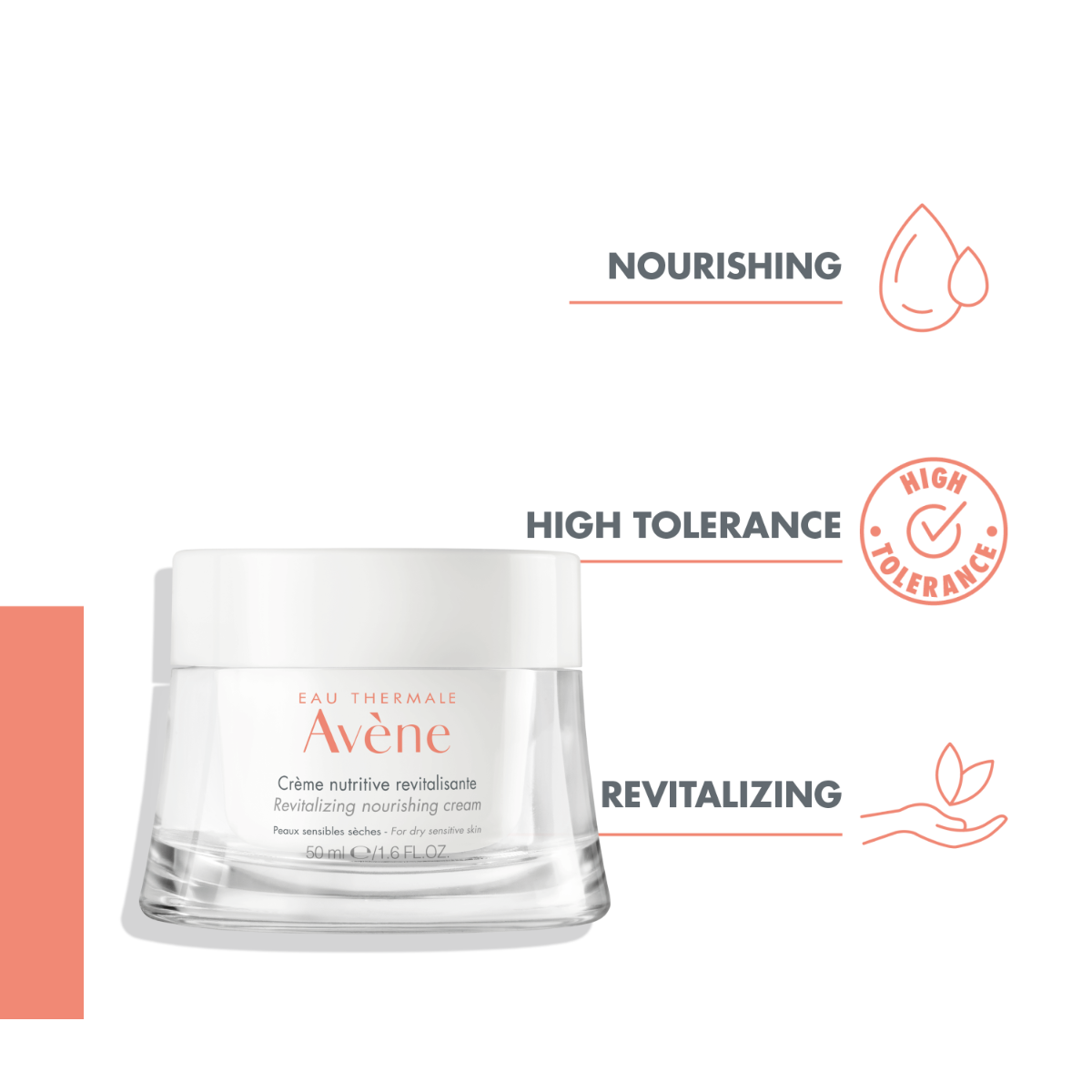 AVENE VÄRSKENDAV JA TOITEV KREEM 50ML