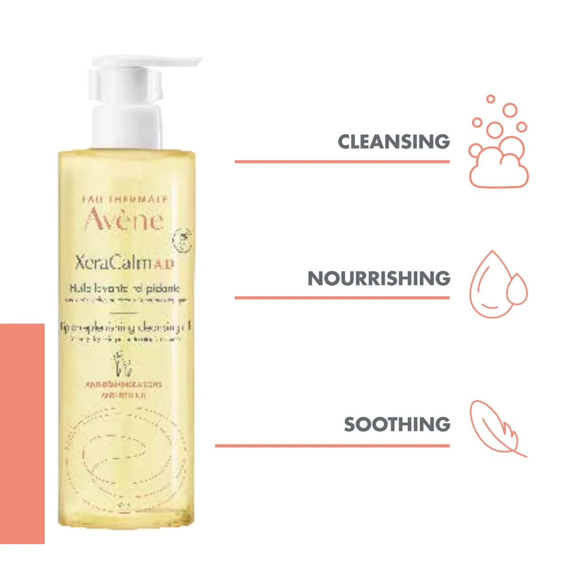AVENE XERACALM A.D PESEMISÕLI LIPIIDE TAASTAV 400ML - Tootepilt 3