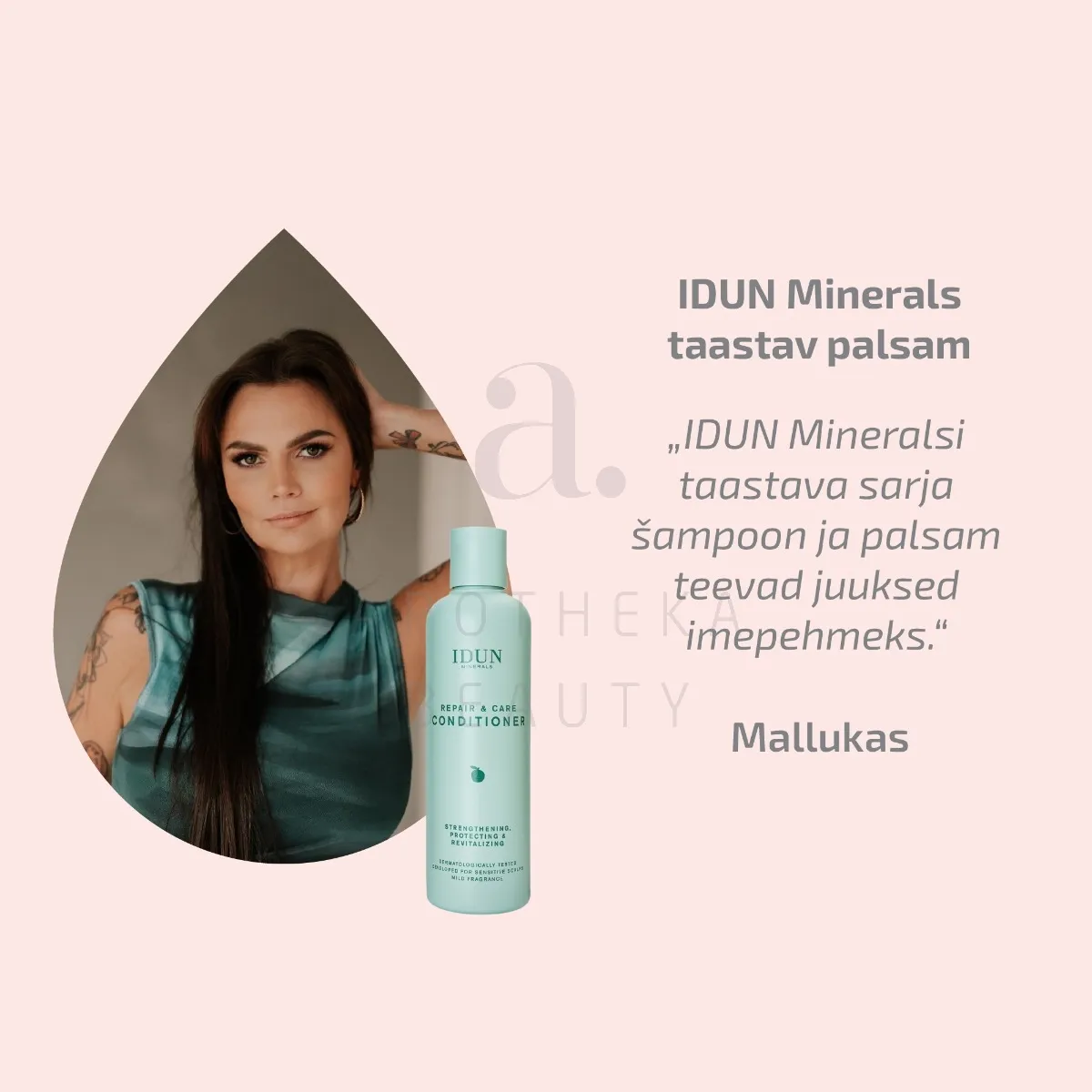 IDUN JUUKSEPALSAM TAASTAV 250ML - Tootepilt 2