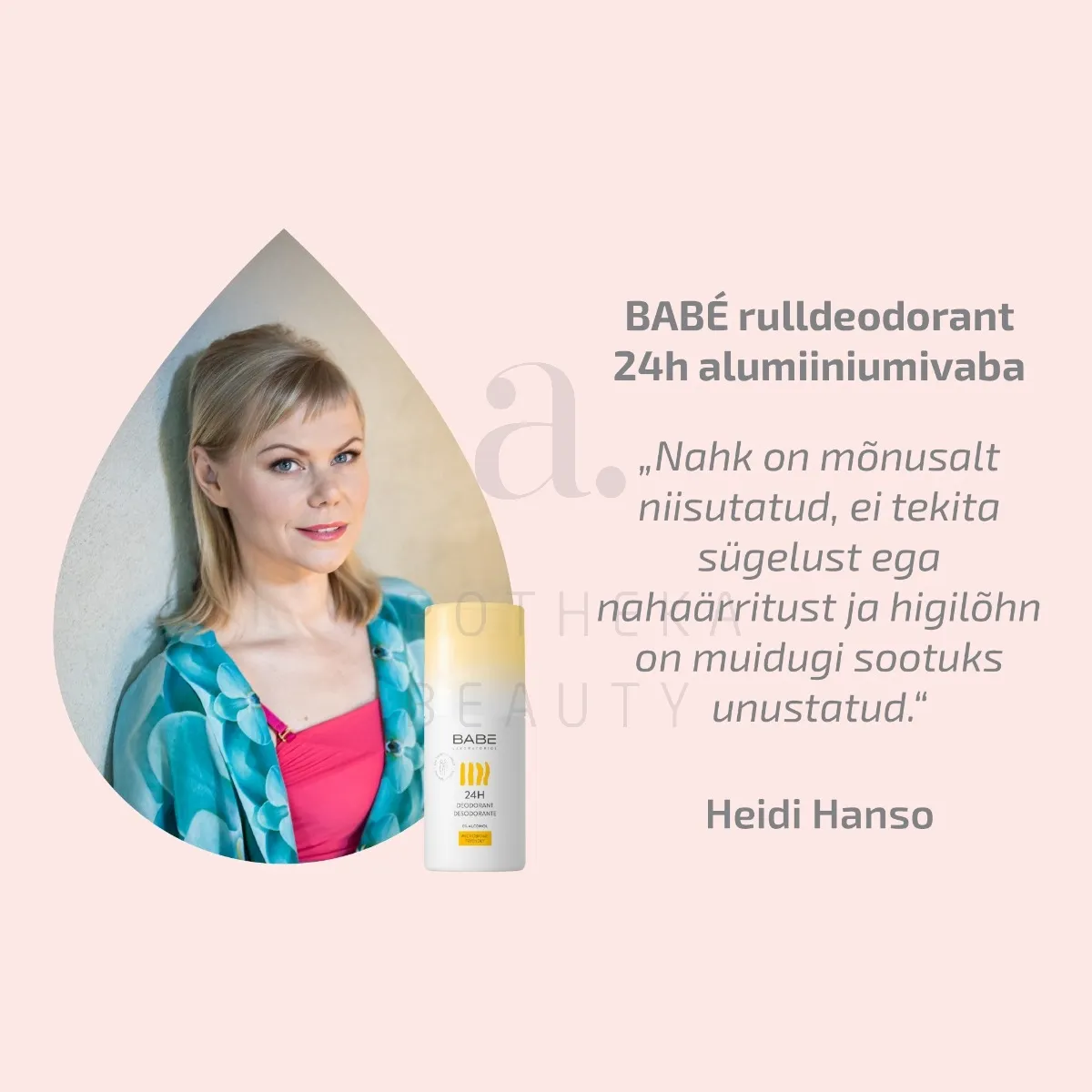 BABE RULLDEODORANT 24H ALUMIINIUMIVABA 50ML - Tootepilt 2
