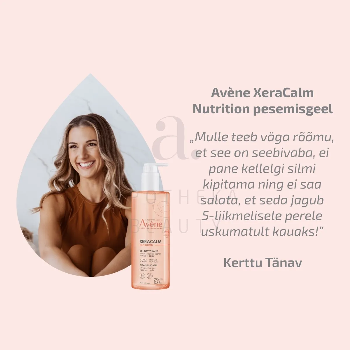 AVENE XERACALM NUTRITION PESEMISGEEL 500ML - Tootepilt 2